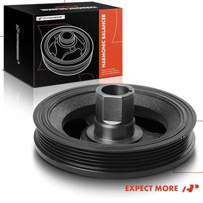 A-Premium Engine Harmonic Balancer Crankshaft Pulley Compatible with Chevy | for Chevrolet, GMC, Buick, Saab, Oldsmobile, Pontiac & Saturn Cars - 00-17- Equinox, Terrain, LaCrosse, 9-3, Alero & More