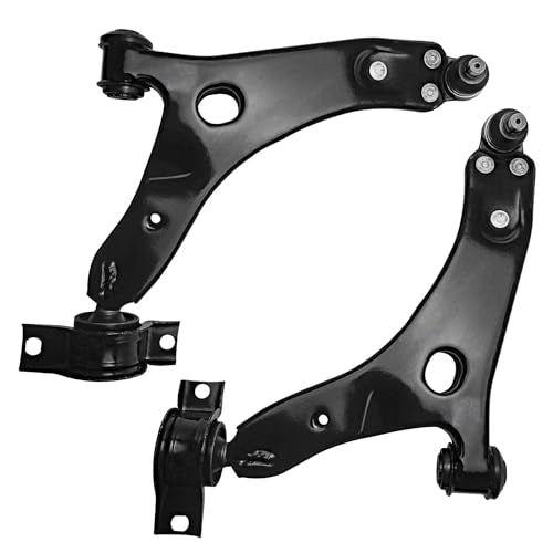 Detroit Axle - Front Struts Kit for Ford 2000-2004 Focus 2 Struts with Coil | Spring 2 Lower Control Arms with Ball Joints 2001 2002 2003 Replacement Suspension Kit - size: 4CQ42852/Big Kit