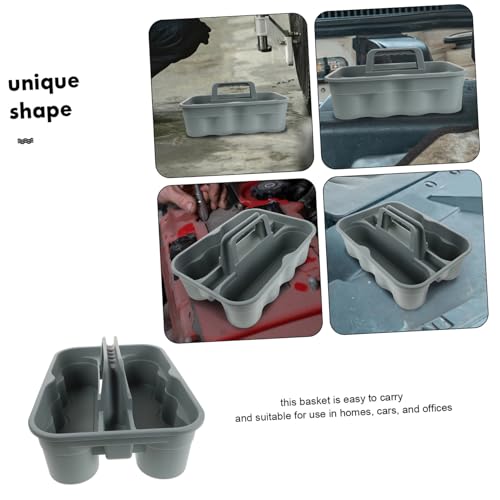 Cleaning Basket Handle Plastic Tool Tote for Car Wash Auto Detailing Supplies Portable Storage Organizer