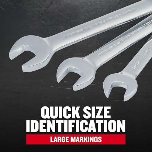 CRAFTSMAN Ratchet Set, 7-Pack, 72-Tooth, 180 Degree Flexi Head Design, Solid Chrome Finish (CMMT87009) - size: 7 Count (Pack of 1)