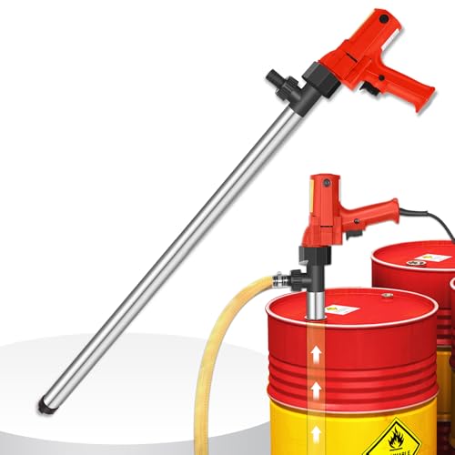 110V Electric Fuel Transfer Pump-High Power 1980W Multi-Functional Liquid Transfer Pump Includes 91CM stainless steel tube + 2M steel wire hose for Diesel,Lubricants,Water,Slightly viscous liquid - style: 110V 1980W