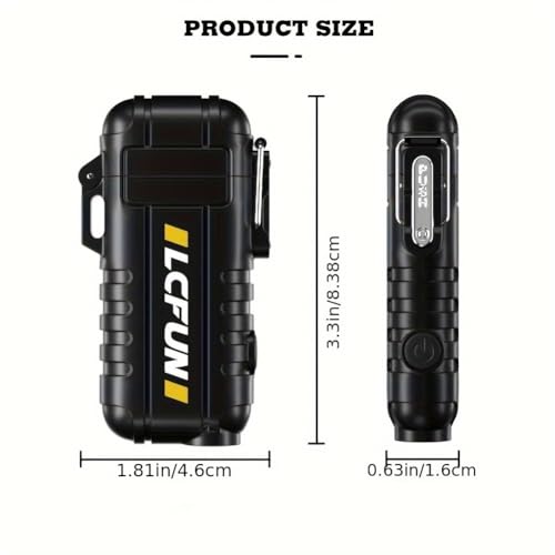 Retractable Neck Plasma Lighter with Flashlight – Windproof USB-Rechargeable Arc Lighter for Camping, Outdoor Gear (Camouflage)