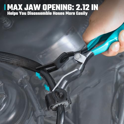DURATECH Hose Removal Pliers, Automotive Hose Remover Pliers | Separate Fuel and Vacuum line Tubes, Radiator, Water and Gas Lines, Marine, Oil, Vehicle Hose Pipes