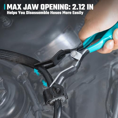 DURATECH Hose Removal Pliers, Automotive Hose Remover Pliers | Separate Fuel and Vacuum line Tubes, Radiator, Water and Gas Lines, Marine, Oil, Vehicle Hose Pipes
