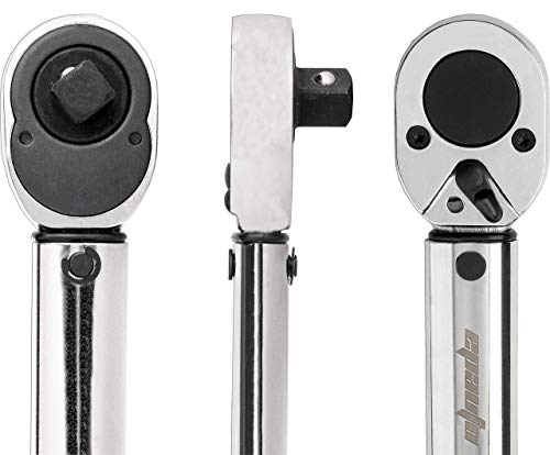 EPAuto 3/8-Inch Drive Click Torque Wrench 10-80 Ft-lb./ 13.6-108.5 Nm | 3/8-Inch Drive Click Torque Wrench 10-80 ft-lb. / 13.6-108.5 Nm 1.5" Wx1 Dx14.5 H - size: 3/8 Inch Drive (10-80 ft.-lb.)