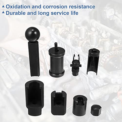 X AUTOHAUX Engine Fuel Injector Puller Removal Tool Injector Seal Install Kits for Volkswagen for Audi for Skoda FSI TSI TFSI 1.4 1.6 1.8 2.0 2.7 3.0 3.2 3.6 V6 4.2 V8
