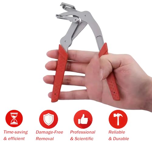 Car Clip Pliers, Panel Clip Removal Pliers,Heavy-Duty Non-Destructive Removal Tool for Door Panels, Trim Clips, Rivets, and Interior Panels, Damage-Free Disassembly