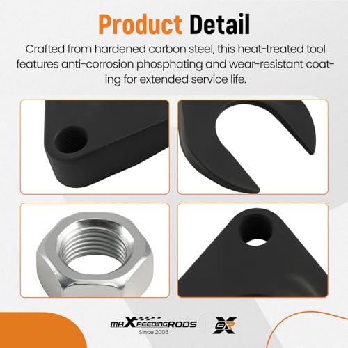 maXpeedingrods Inner CV Axle Removal Tool 48mm with Nut for Ford Taurus & Mercury Sable, Front Wheel Drive Axle Pulley Attachment for Slide Hammers with 5/8"-18 Threads, CV Joint Axle Removing Tool - style: 1 Pcs