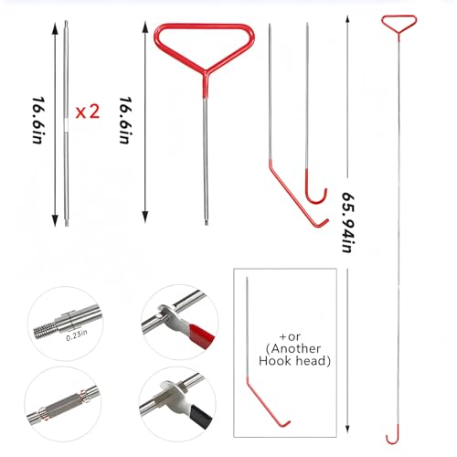 25 PCS Professional Car Tool Kit,66 Inch Stainless Steel Repair Tools