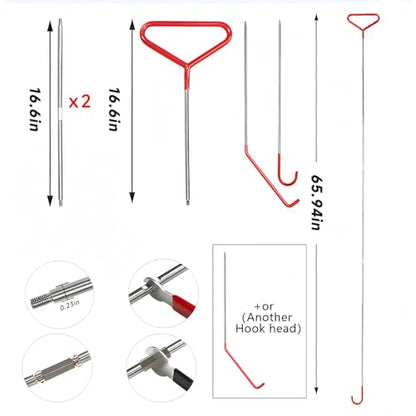 25 PCS Professional Car Tool Kit,66 Inch Stainless Steel Repair Tools