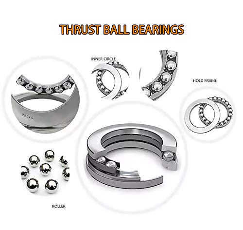 LS Harmonic Balancer Installation Tool Crank Pulley Install Tool 551141 Compatible with GM 1997-UP V8 LS1 LS2 LS3 LS4 LSX LSA LS6 LQ4 LQ9 with Thrust Bearing & Wrench Flats