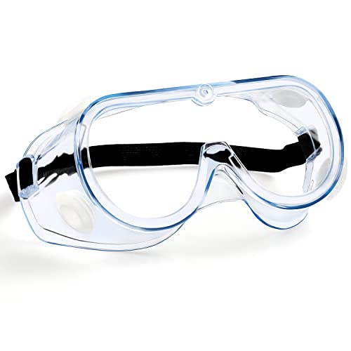 MELASA Safety Goggles ANSI Z87.1, Anti-Fog Protective Lab Goggles, Eye Protection Goggles