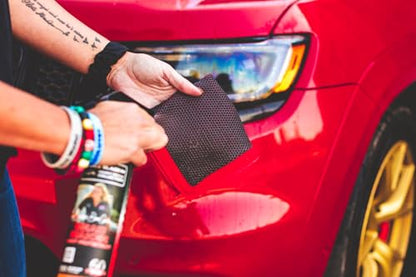 P&S Reset Clay Decontamination Towel – Fine Grade Clay Towel for Car Paint, Removes Fallout, Overspray & Rail Dust, Enhances Gloss & Sealant Bond, 12" x 12