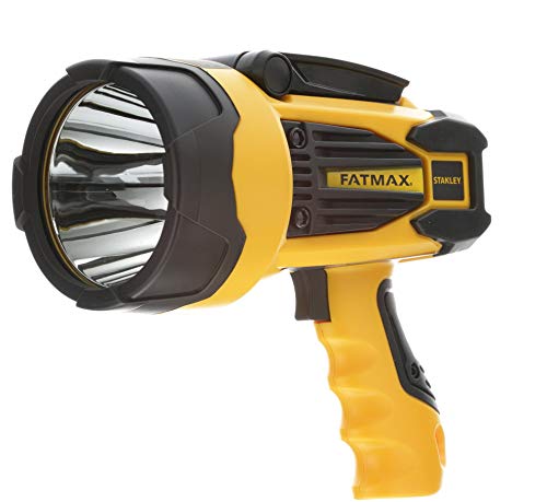 STANLEY FATMAX SL10LEDS Rechargeable 2200 Lumen Lithium Ion Ultra Bright LED Spotlight Flashlight with USB Power Charger - style: Standard