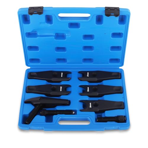 maXpeedingrods Ball Joint Separator Kit, Control Arms Steering Knuckles Tie Rod Ends Removal Tool 22mm 24mm 27mm 32mm 36mm for BMW Mercedes Benz Land Rover Porsche, Heavy Duty Steel - size: 8 Pcs