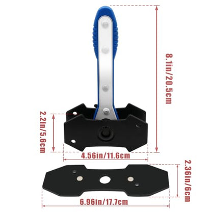 Brake Tools, Brake Caliper Tool, Brake Caliper Compression Tool | Caliper Piston Compressor Tool with 360 Degree Swing Ratchets, Brake Caliper Press Tool with Brake Caliper Hooks, Blue - color: blue