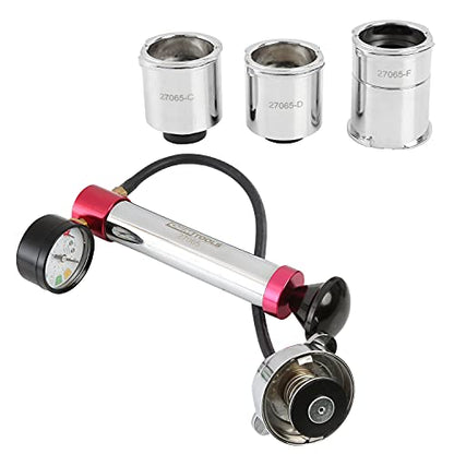 OEMTOOLS 27065 Radiator and Cap Test Kit, Pressure Tester for Coolant System, Tests Pressure Caps and Coolant Systems for Leaks, Works with Many Coolant Systems