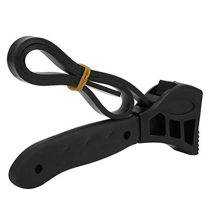 Strap Wrench Rubber Belt Adjustable Oil Filter Spanner for Automotive Kitchen Use Easily Remove Pool Bottles