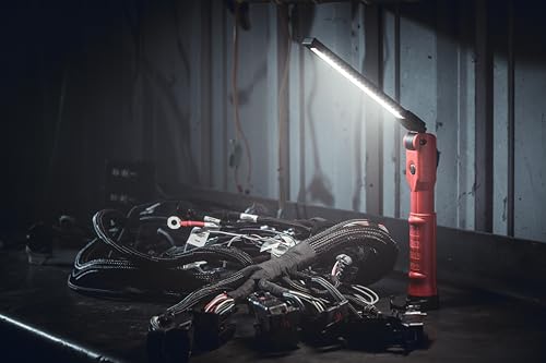 Streamlight 76801 Stinger Switchblade 800-Lumen Rechargeable Compact Multi-Function LED Work Light with Color-Rite Technology and AC Charger, Red - size: Stinger 7.2" Light Bar, style: 120V AC Charger/Holder
