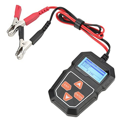 12V Car Battery Tester, Digital Auto Battery Analyzer with Color TFT LCD, Wide Application for Truck SUV, Professional Internal External Battery Testing