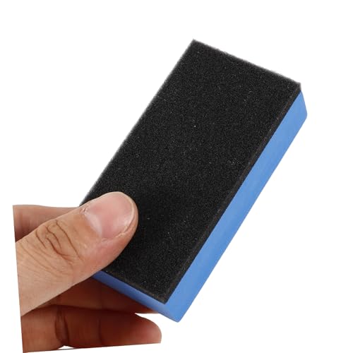 TIDTALEO 1 Set Tire Applicator Sponge Waxing Pad and Dressing Cloth Kit for Easy Tire Shine and Detailing Durable Sponge Blocks for Polishing and Car Care