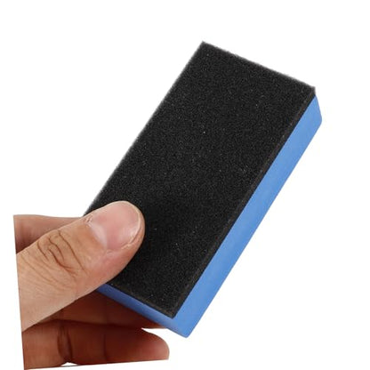 TIDTALEO 1 Set Tire Applicator Sponge Waxing Pad and Dressing Cloth Kit for Easy Tire Shine and Detailing Durable Sponge Blocks for Polishing and Car Care