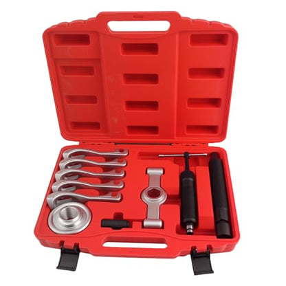 maXpeedingrods 10 Ton Universal Wheel Hub Puller Kit, Brake Drum Puller, Heavy Duty Front Wheel Hub & Bearing Remover Tool Set with Adjustable 5 Jaws for Most Cars, SUVs and Light Trucks