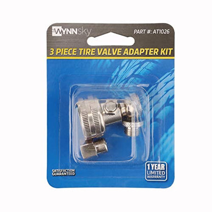 Tire Valve Adapter Kit, Tractor Tire Tube Air Water Adapter Valve Stem Tool Repair Kit