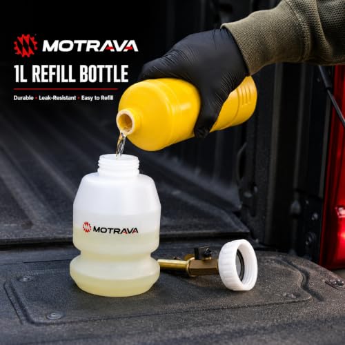 3L Brake Bleeder Kit, One-Person Pneumatic Vacuum Brake Bleeding Tool with 1L Refill Bottle for Brake & Clutch Systems, Cars, Trucks & Motorcycles
