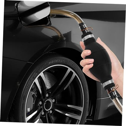 ULTECHNOVO 1Set Hand Gas Pump Siphon Kit Manual Transfer Pump for Automotive Use Durable Fuel Siphon Hose No Power Required Easy Operation
