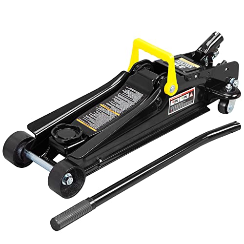 Big RED 2.5 Ton (5,000 lb) Low Profile Hydraulic Trolley Jack, Black, AT825051BR - color: Black, size: 2.5 Ton (5,000 lb) Floor Jack