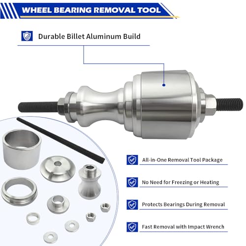 Wheel Bearing Removal Tool Compatible with Can-Am Renegade Outlander 330 400 450 500 570 650 800 1000 Commander 800 1000 Defender HD10/HD9/HD8/HD7/HD5 Maverick