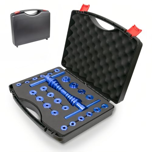 Bike Headset Press Tool - Bicycle Headset Bearing Press-in Tool - Bike Headset Cup and Bottom Bracket Press Installer Accessories - color: Blue Bearing Set