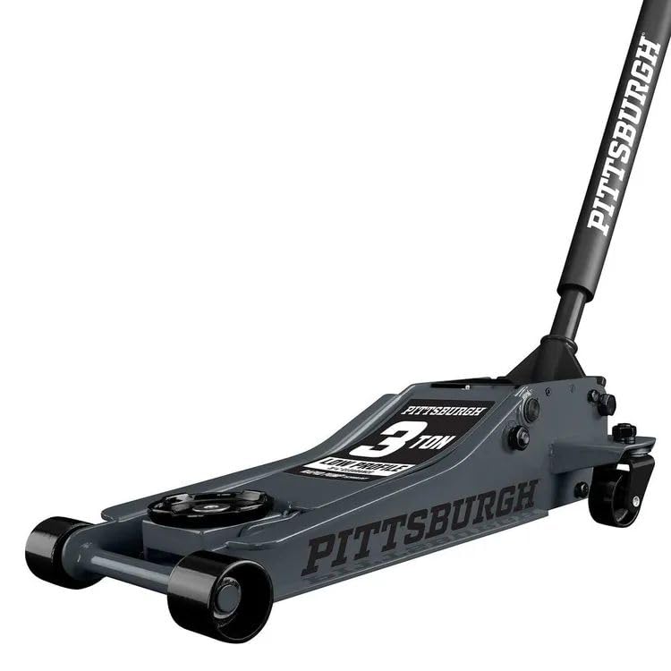 3 Ton Heavy Duty Ultra Low Profile Steel Floor Jack with Rapid Pump Quick Lift