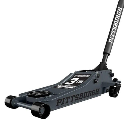 3 Ton Heavy Duty Ultra Low Profile Steel Floor Jack with Rapid Pump Quick Lift