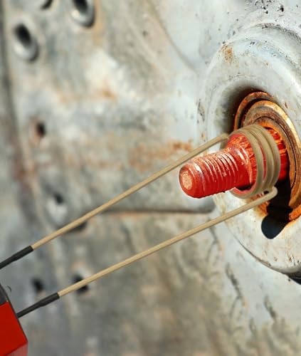 1200W Induction Heater for Bolt Removal - Magnetic Heating Nut Buster Tool with 12 Coils, Rusty Screw Removing for Mechanics & Car Automotive Repair - style: 1200W Induction Heater With 12Coils