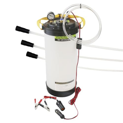 12V DC Oil Changer Oil Pump: for car Engine Oil, Transmission Oil, coolant, Brake Oil, Easy to Operate, can Pump Oil Through The Dipstick Tube (2gallon) - size: 2gallon