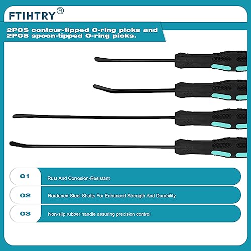 FTIHTRY 8PCS Pick and Hook Set, Pick Tool Set for Car Auto Oil Seal/O-Ring Seal Gasket Pick Mini Hooks Puller Remover