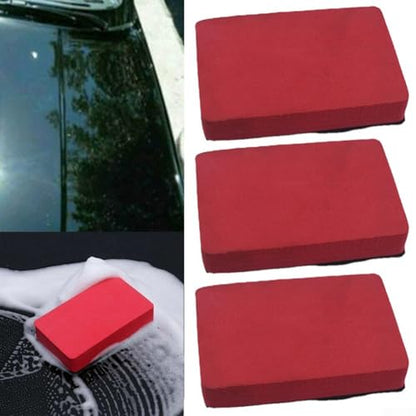 Car Clay Bar Kit 3 Pack Sponge Block Eraser for Removing Embedded Dirt Contaminants Smooth Paint Finish Glass Cleaning Clay Auto Detailing Accessories