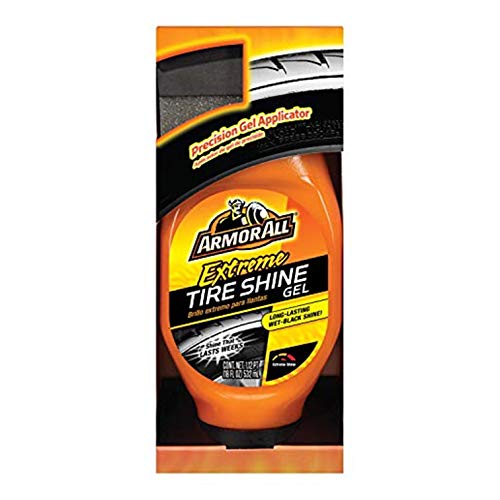 Armor All Extreme Tire Shine Gel by Armor All, Tire Shine for Restoring Color and Tire Protection, 18 Fl Oz - size: 18 Fl Oz (Pack of 1), style: Tire Shine Gel
