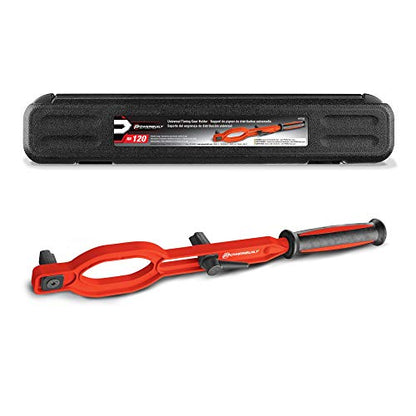 Powerbuilt Universal Timing Gear Holder Tool Kit, Tools to Remove and Replace Timing Gear Retaining Nuts, Adjustable Tooth - 647835 - style: Timing Gear