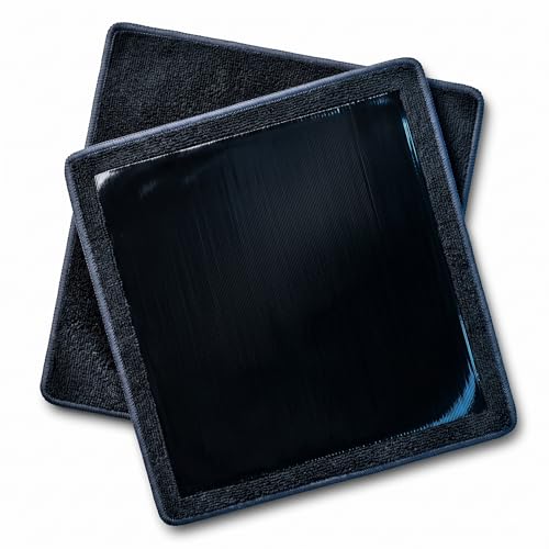 NADUSEP 2 Pack Clay Towel for Auto Detailing 12" x 12" – Reusable Synthetic Clay Bar Towel for Car Paint Decontamination, Removes Tar Sap Brake Dust, Detailing Tool for Cars Trucks SUVs