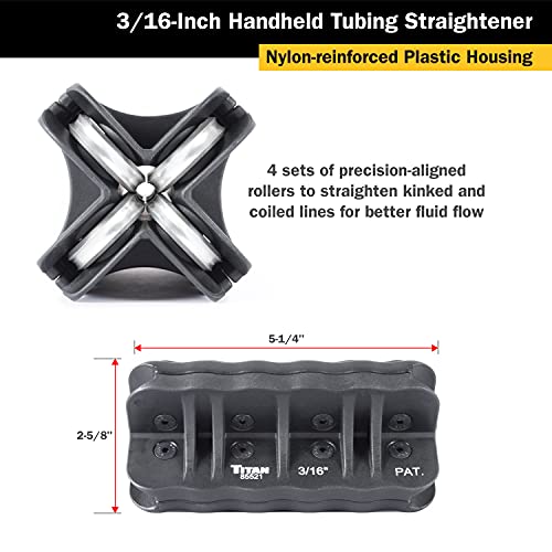 Titan 85521 3/16-Inch Handheld Tubing Straightener - size: 3/16-Inch Tubing Straightener