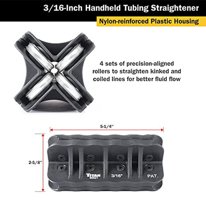 Titan 85521 3/16-Inch Handheld Tubing Straightener - size: 3/16-Inch Tubing Straightener