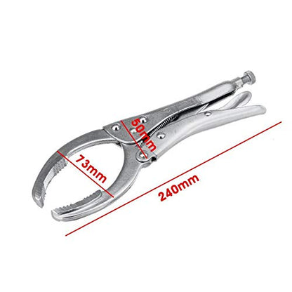 Alloy Steel Car Oil Filter Plier Remover Wrench Vice Locking Grip Vise Spanner Removal Repair Hand Tools Adjustable Hold Grip