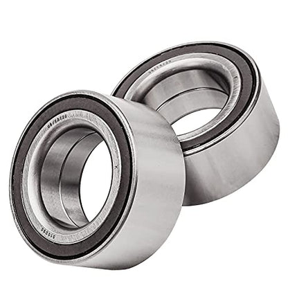 Detroit Axle - Pair Front Wheel Bearings for Honda Accord 2008-2012, Accord Crosstour 2010-2011, Crosstour 2012-2015, Acura TL TSX 2009-2014 with ABS - style: 510095 x2/Pair