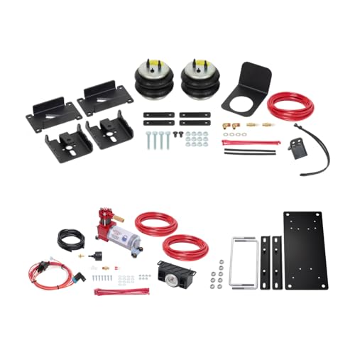 TrendsAuto Firestone Airide Rear Ride-Rite Air Spring Kit and Dual Path Analog Standard Compressor Kit fits 2019-2023 Ranger w/o In-Bed Hitch (Does not fit Raptor Model) | Includes TrendsAuto Decal - size: 2019-2023, style: Dual Path Analog