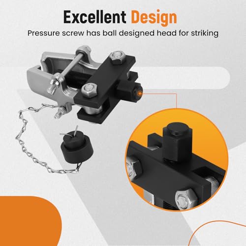 maXpeedingrods Heavy Duty Pitman Arm Puller with Adapter | Adjustable 2 Jaw Bearing Puller Removal Tool for Pitman Arms, Bearings, Collars, Gears