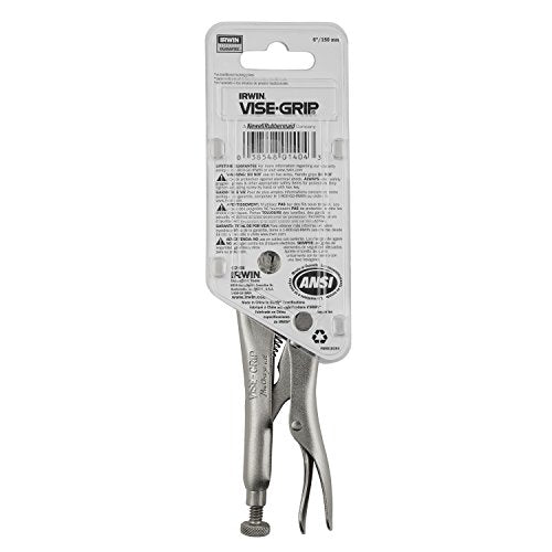 IRWIN 1402L3 Vise-Grip Original Long Nose Locking Pliers with Wire Cutters, 6-Inch