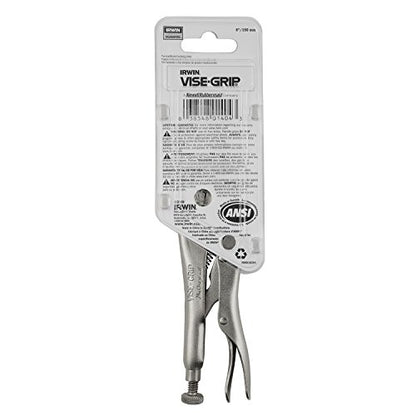 IRWIN 1402L3 Vise-Grip Original Long Nose Locking Pliers with Wire Cutters, 6-Inch